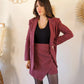 Veste blazer rouge - Nora