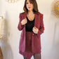 Veste blazer rouge - Nora