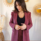 Veste blazer rouge - Nora