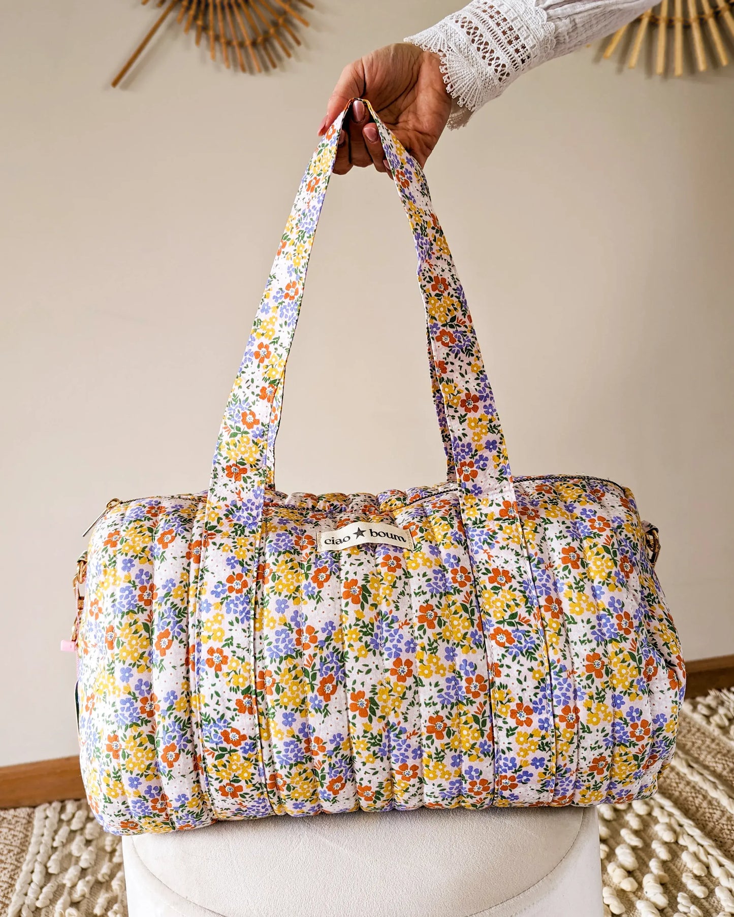 Sac bowling bleu liberty - Ciao Boum – Garochic