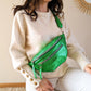 Sac banane en cuir - Chuck vert